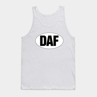 DAF - Black On White. Tank Top